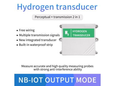 Lora/4g/NB/GPRS H2 gas sensor hydrogen gas detector with high quality