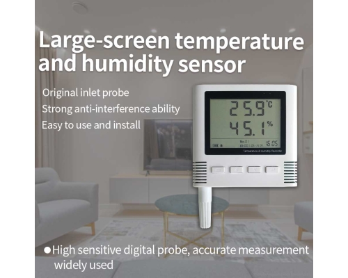 4G/GPRS/WIFI/RS485 home weather station temperature and humidity sensor with screen