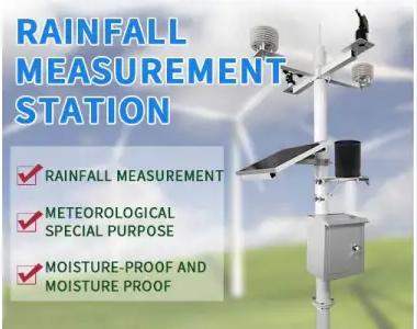 Rainfall monitoring station can monitor rainfall data remotely