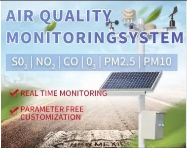 Air quality monitoring station help monitor air quality