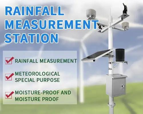 Application of rainfall monitoring station