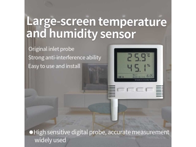 4G/GPRS/WIFI/RS485 temperature and humidity sensor with screen