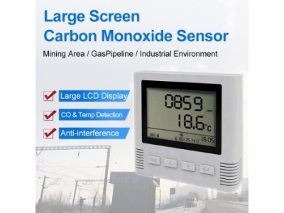 LCD Large Screen Type NH3 Gas Sensor Ammonia Gas Monitor with Alarm