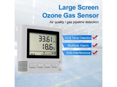 LCD Screen Type O3 Gas Sensor Air Quality Ozone Gas Detector
