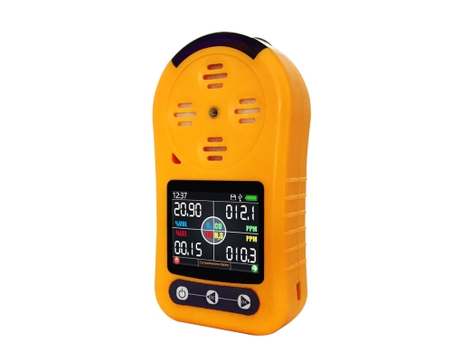Portable multi gas detector 4in1 gas analyzer H2S O2 CO LEL