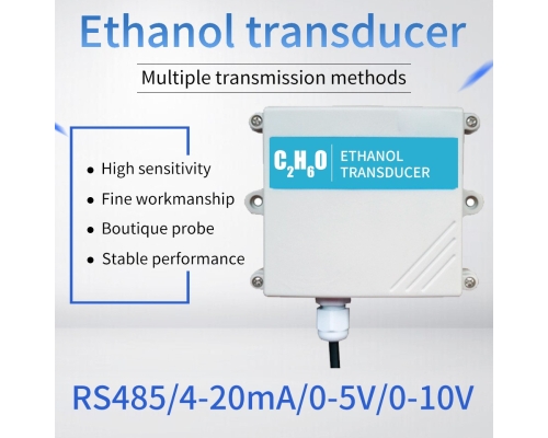 RS485/4-20mA ethanol gas  sensor Combustible alcohol gas monitoring