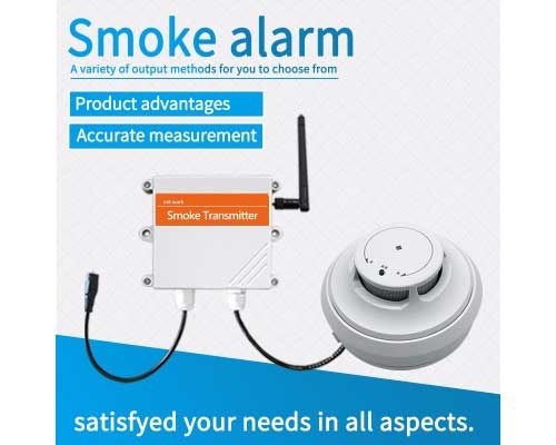 GPRS/NB/LoRa/4g wireless smoke detector fire alarm sensor for Household with cloud server
