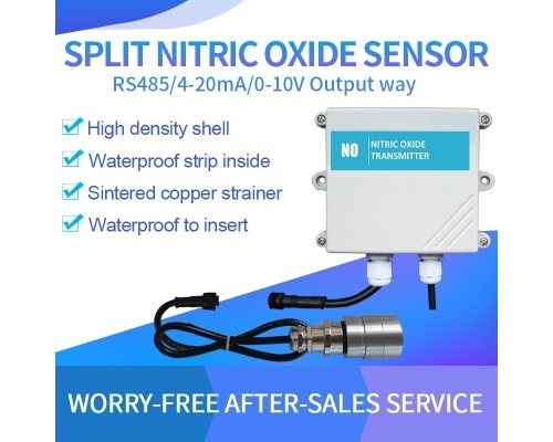 RS485/4-20mA Nitric oxide Split probe external probe NO gas sensor for narrow space