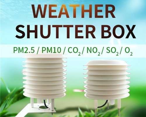 Professional weather station Louver weather sensor highly integrated, weather  monitoring parameters are optional